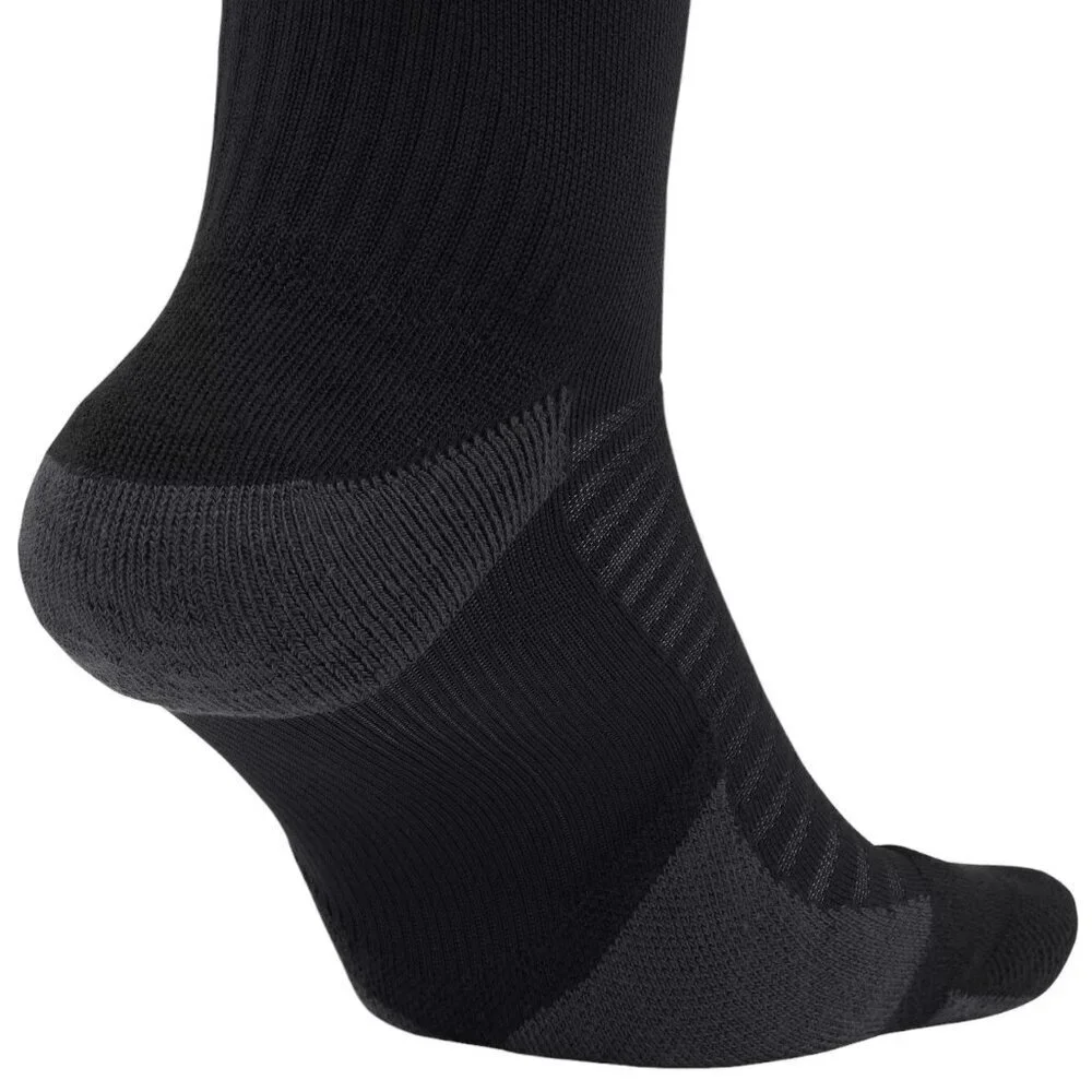 NWT Nike Spark Cushioned Ankle Black Running Socks